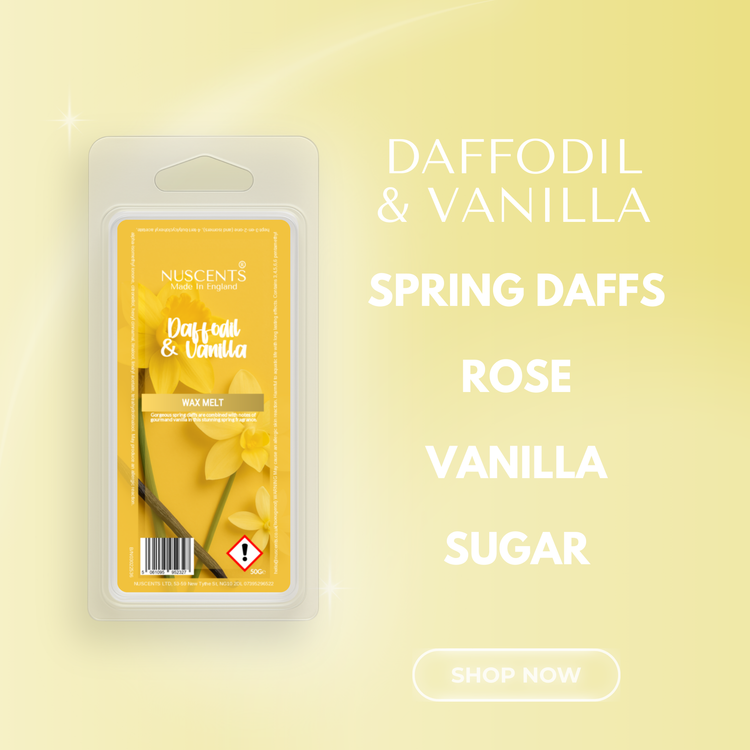 Daffodil & Vanilla Flower Wax Melt Scent Notes