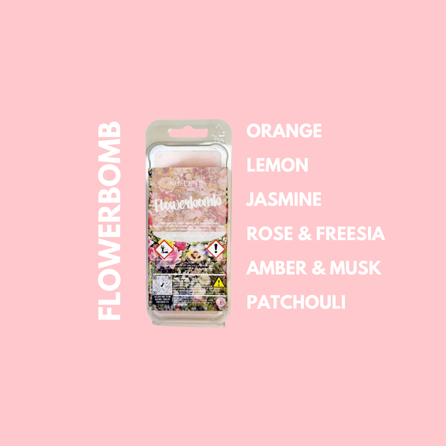 Flowerbomb Wax Melt Scent Notes