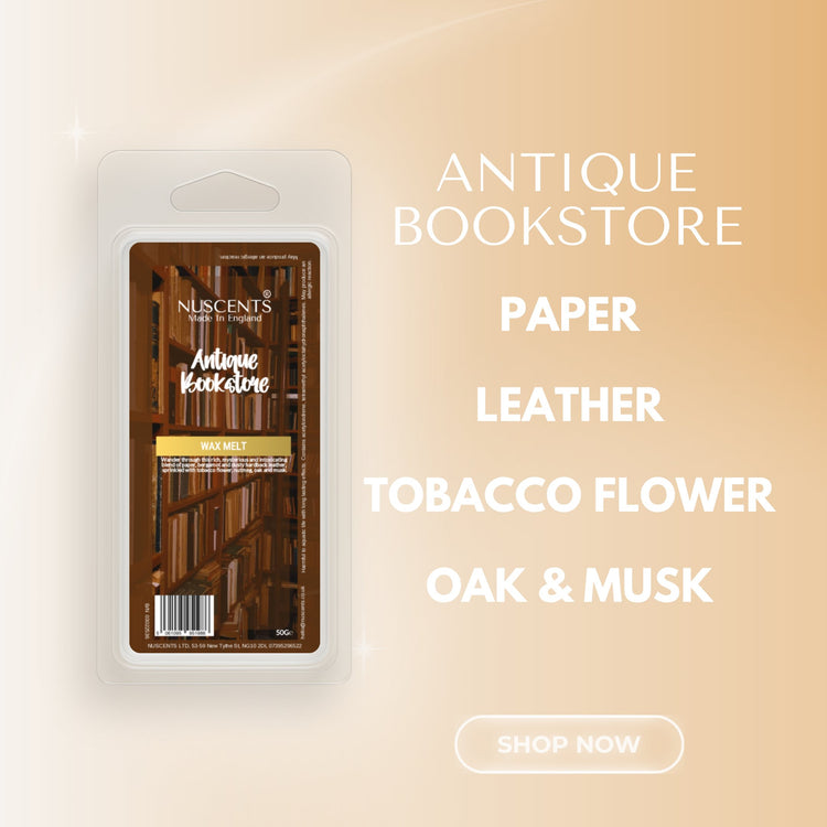 Antique Bookstore Wax Melt Scent Notes