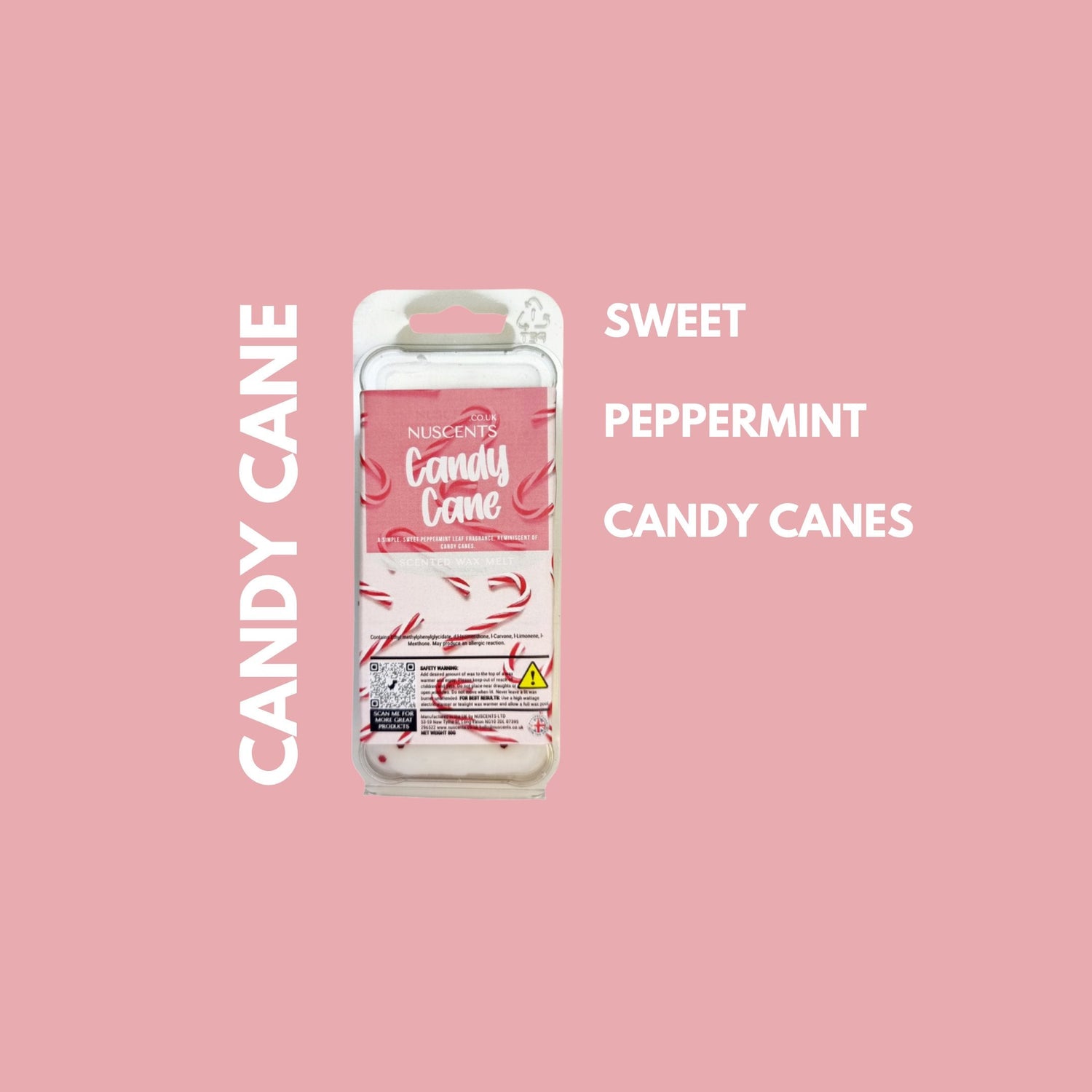 Candy Cane Wax Melt Scent Notes