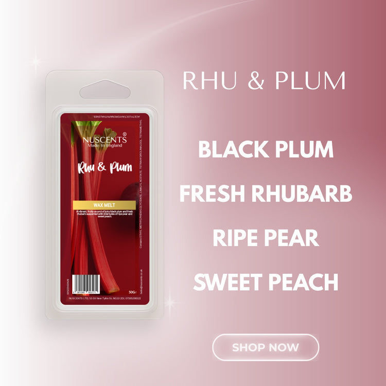 Rhu & Plum Wax Melt Scent Notes