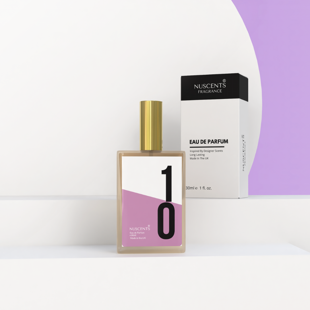 10 - Eau De Parfum Inspired By Black Opium - Nuscents