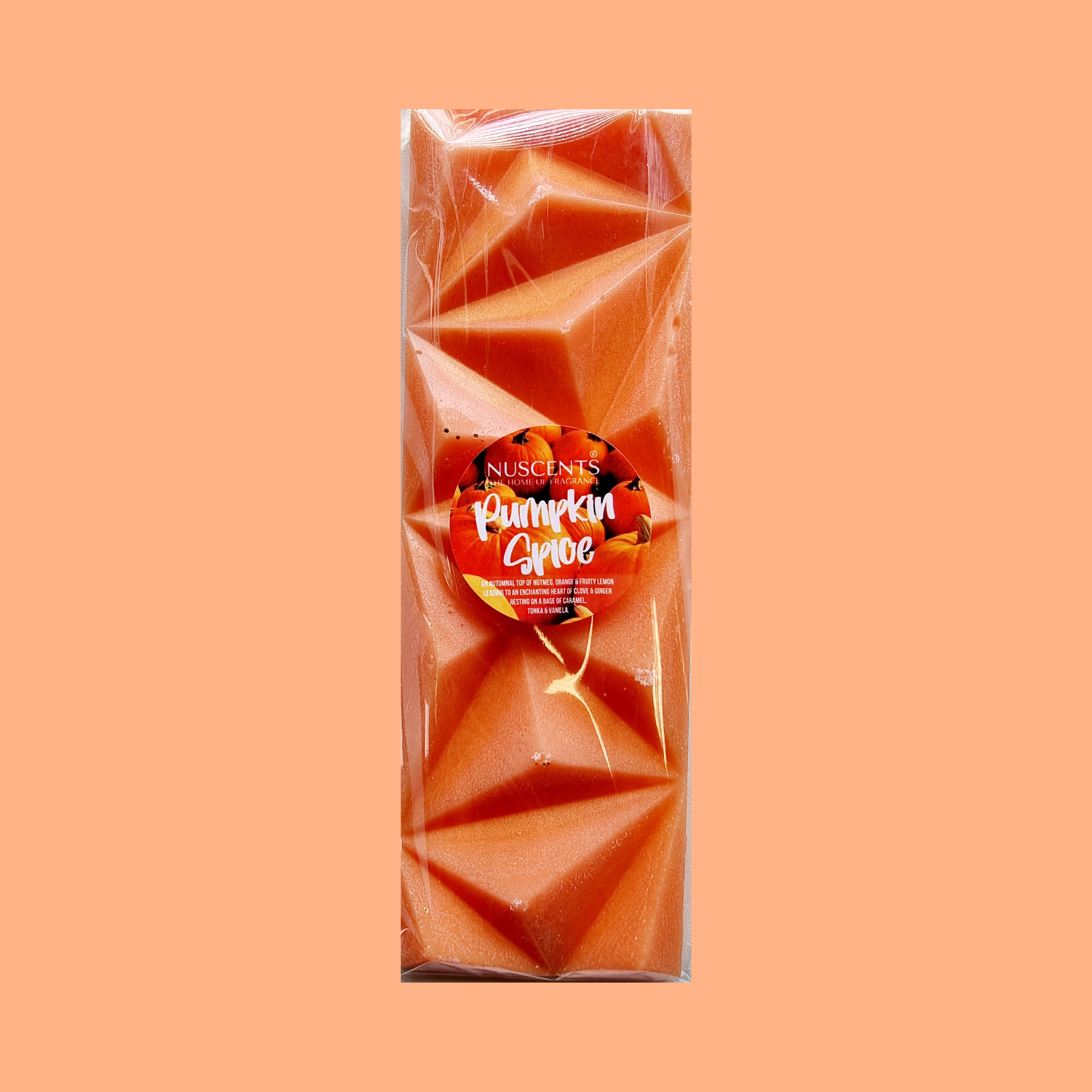 Vanilla Pumpkin Marshmallow Snap Bar, wax for wax warmer, strongly