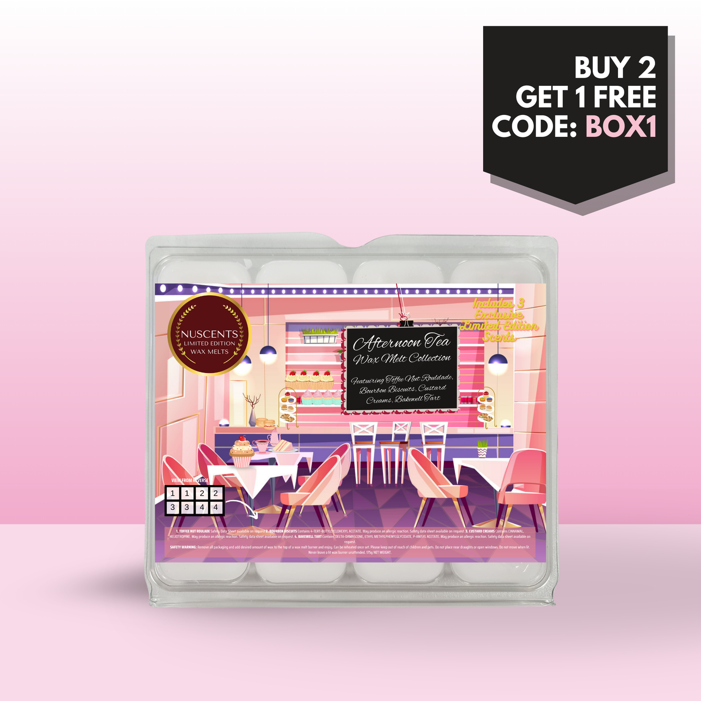 *LIMITED EDITION Afternoon Tea Wax Melt Scent Collection Box