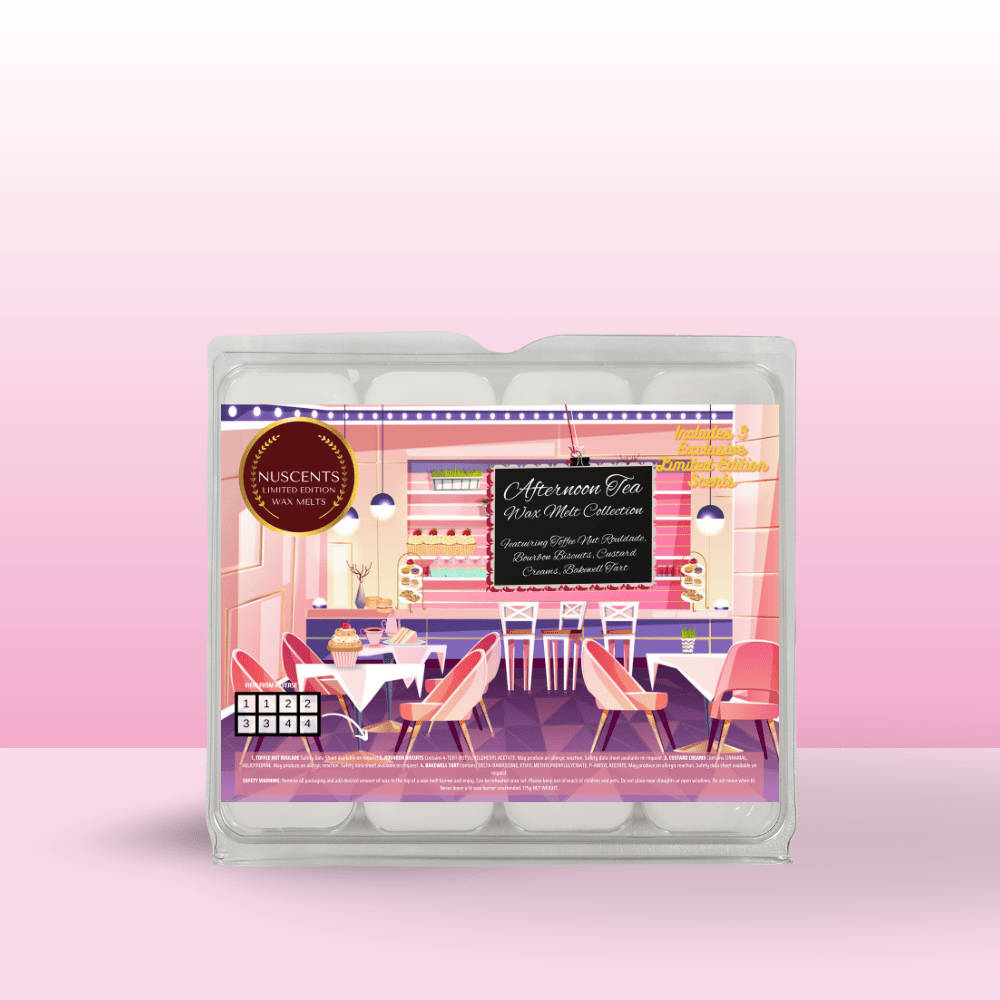 *LIMITED EDITION Afternoon Tea Wax Melt Scent Collection Box - Nuscents