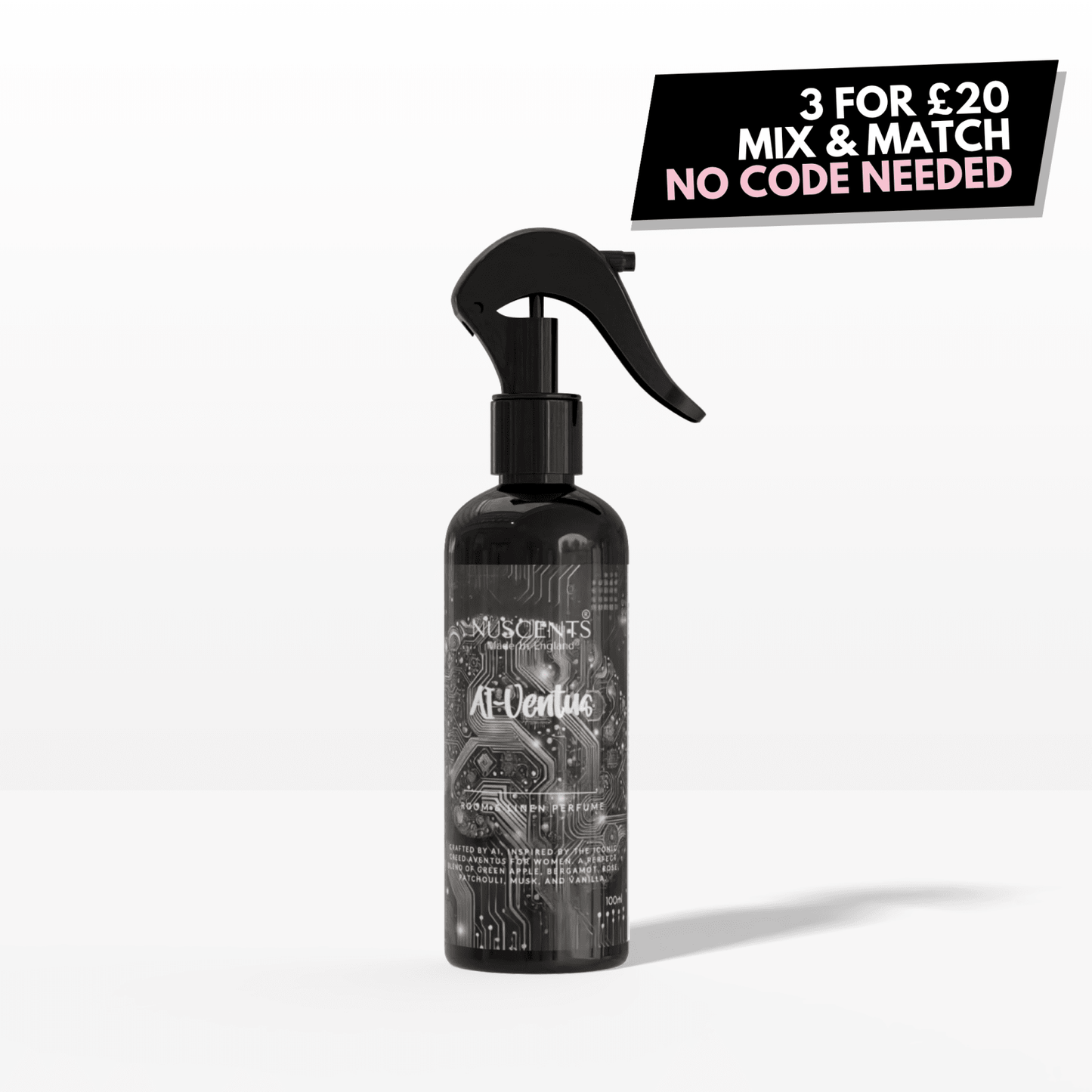 AI-Ventus Room & Linen Perfume Spray - Nuscents