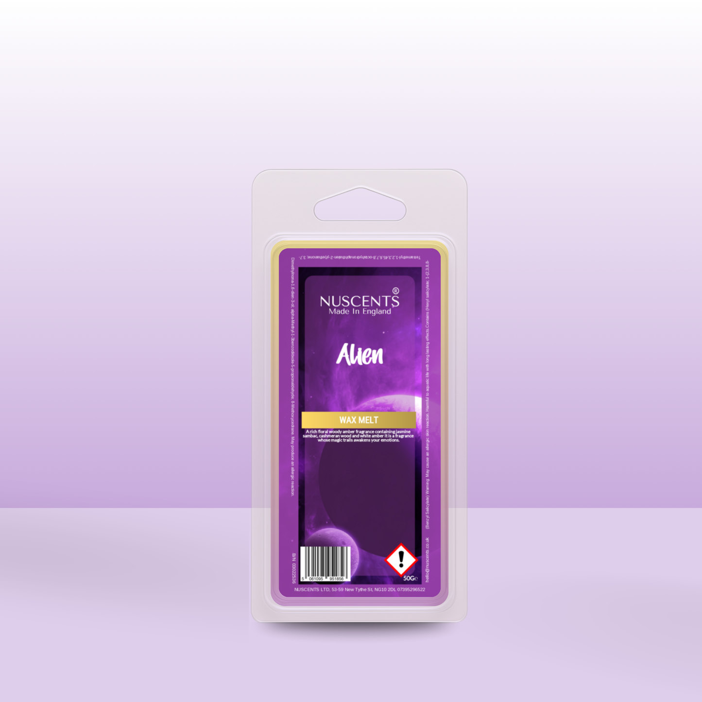 50g Alien Scented Wax Melt - Nuscents
