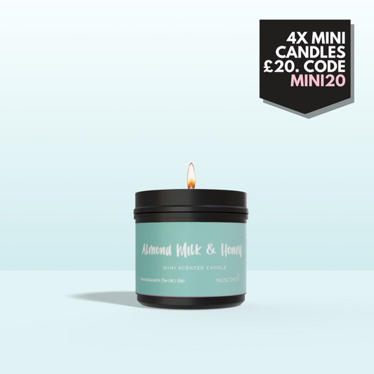 Almond Milk & Honey Mini Candle - Nuscents