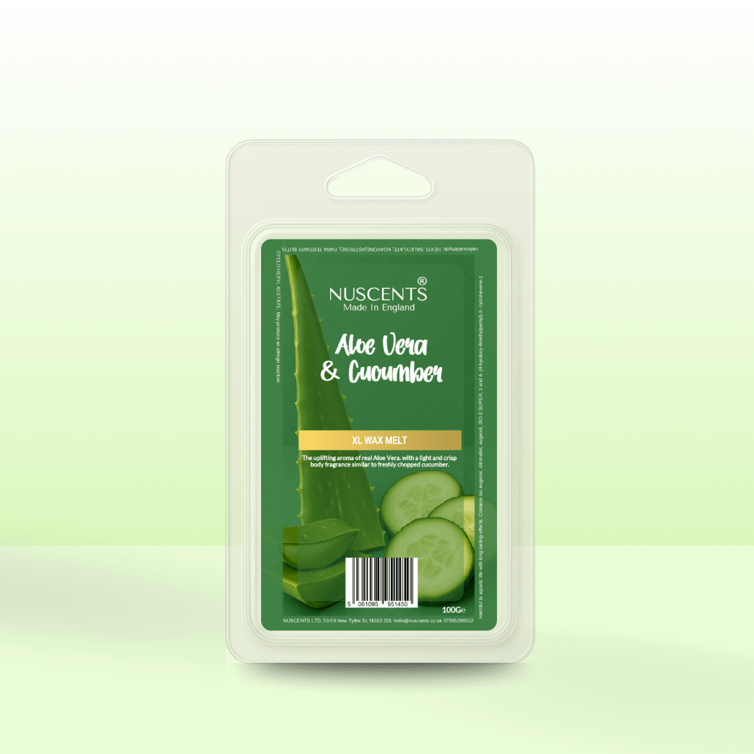 *Aloe Vera & Cucumber - Soy XL Wax Melt - Nuscents