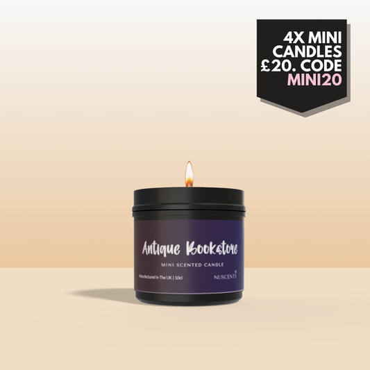 Antique Bookstore Mini Candle - Nuscents