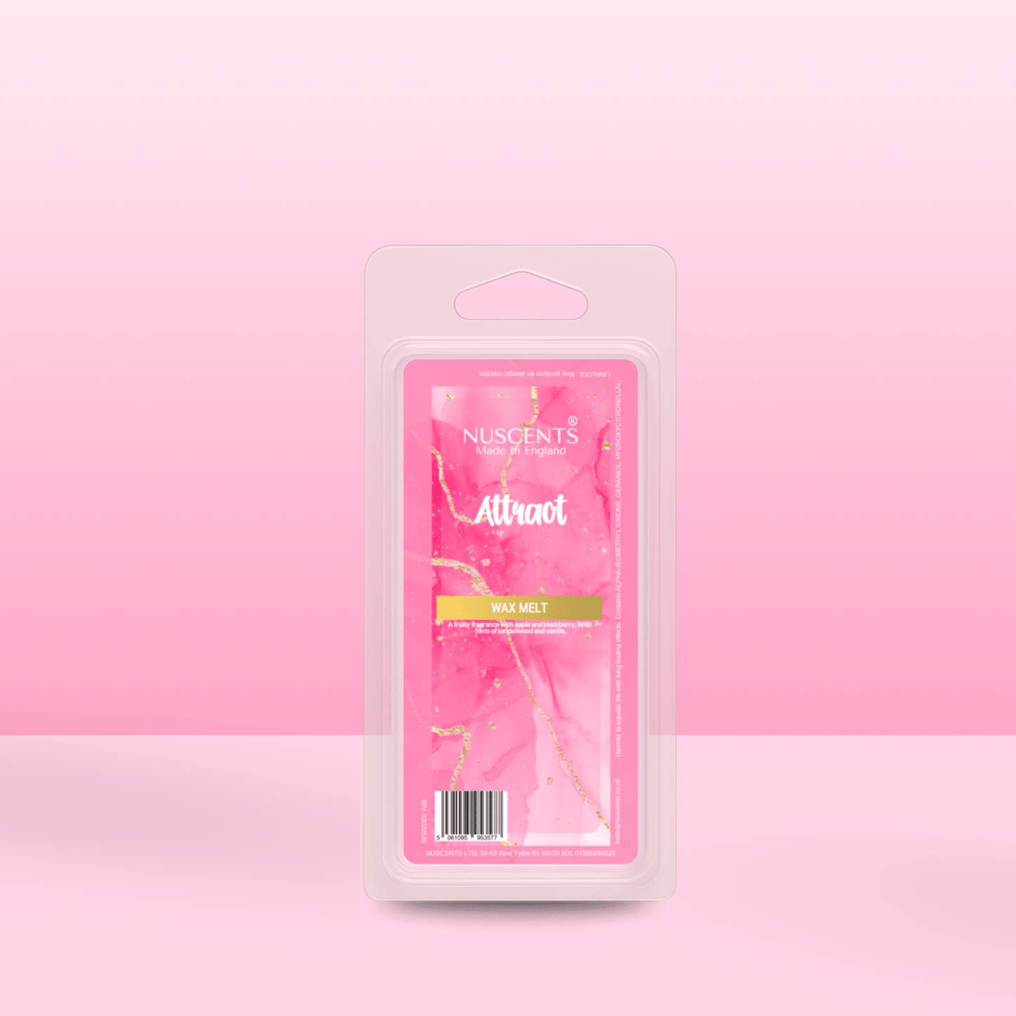 50g *Attract Scented Wax Melt - Nuscents