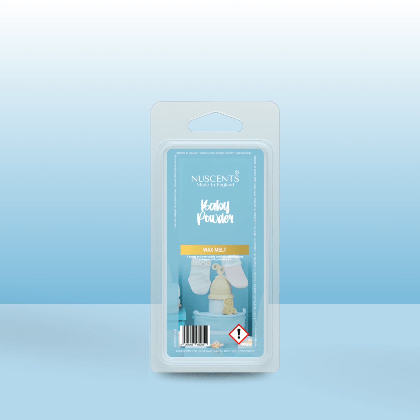 50g Baby Powder *V2* Scented Wax Melt - Nuscents