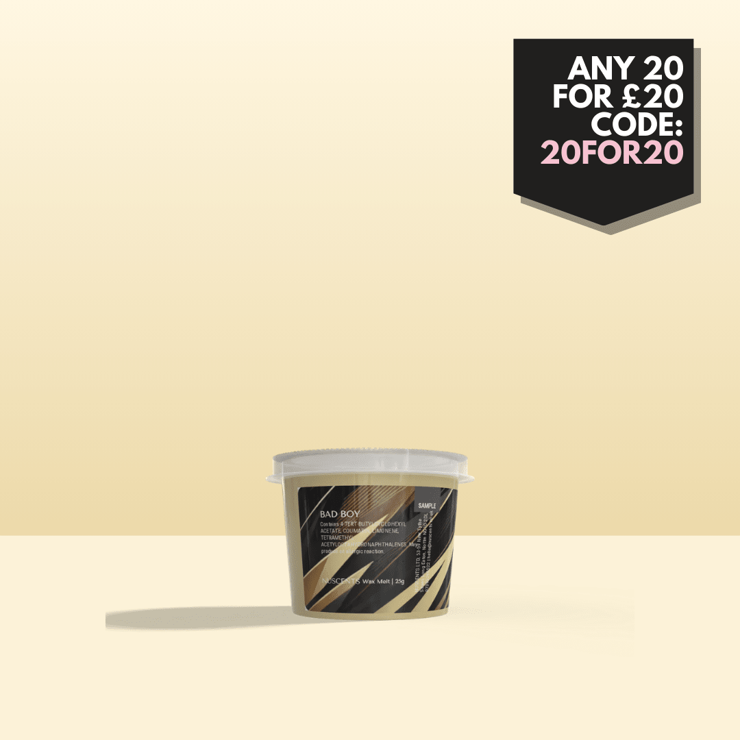 *Bad Boy Wax Melt Sample 25g - Nuscents