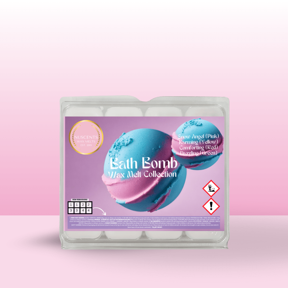 Bath Bomb Wax Melt Scent Collection Box - Nuscents