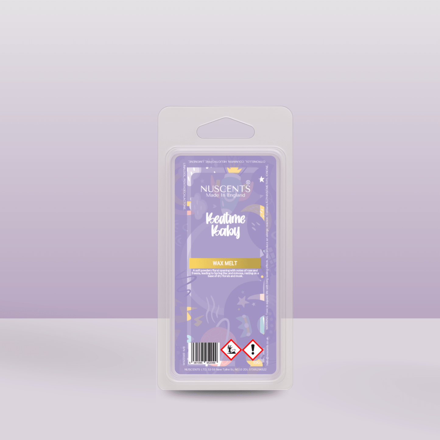 50g Bedtime Baby Scented Wax Melt - Nuscents