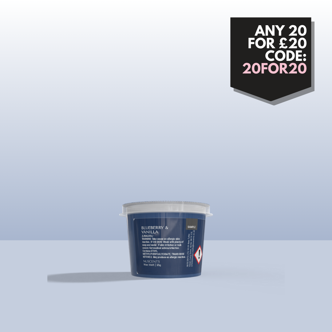 Blueberry & Vanilla Wax Melt Sample 25g