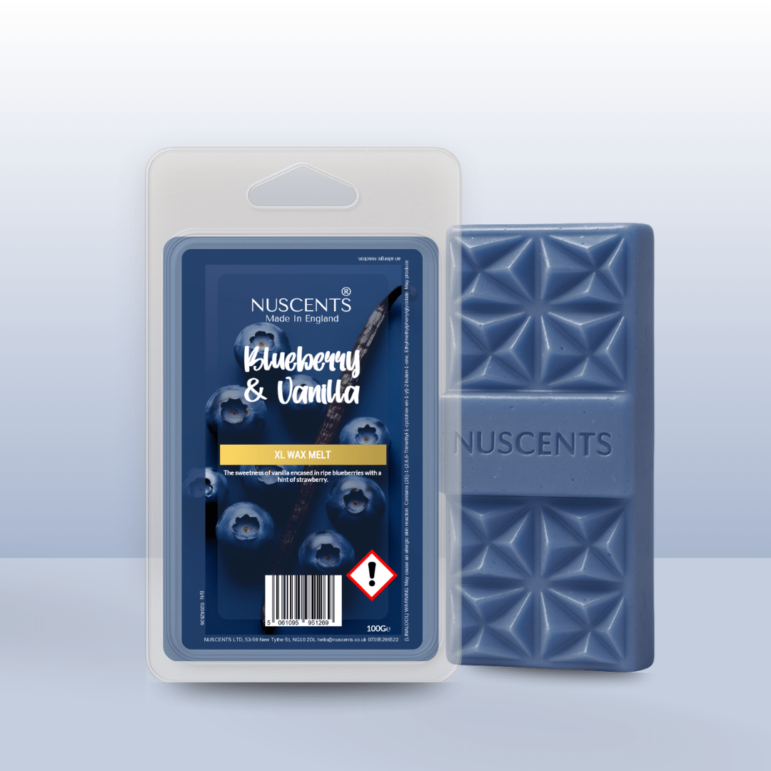 Blueberry & Vanilla - Soy XL Wax Melt - Nuscents