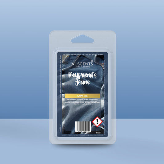 *LIMITED EDITION Boyfriend's Jeans XL Wax Melt - Nuscents