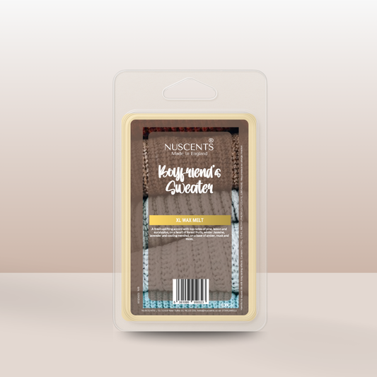 *LAST CHANCE AUTUMN Boyfriend's Sweater XL Wax Melt - Nuscents