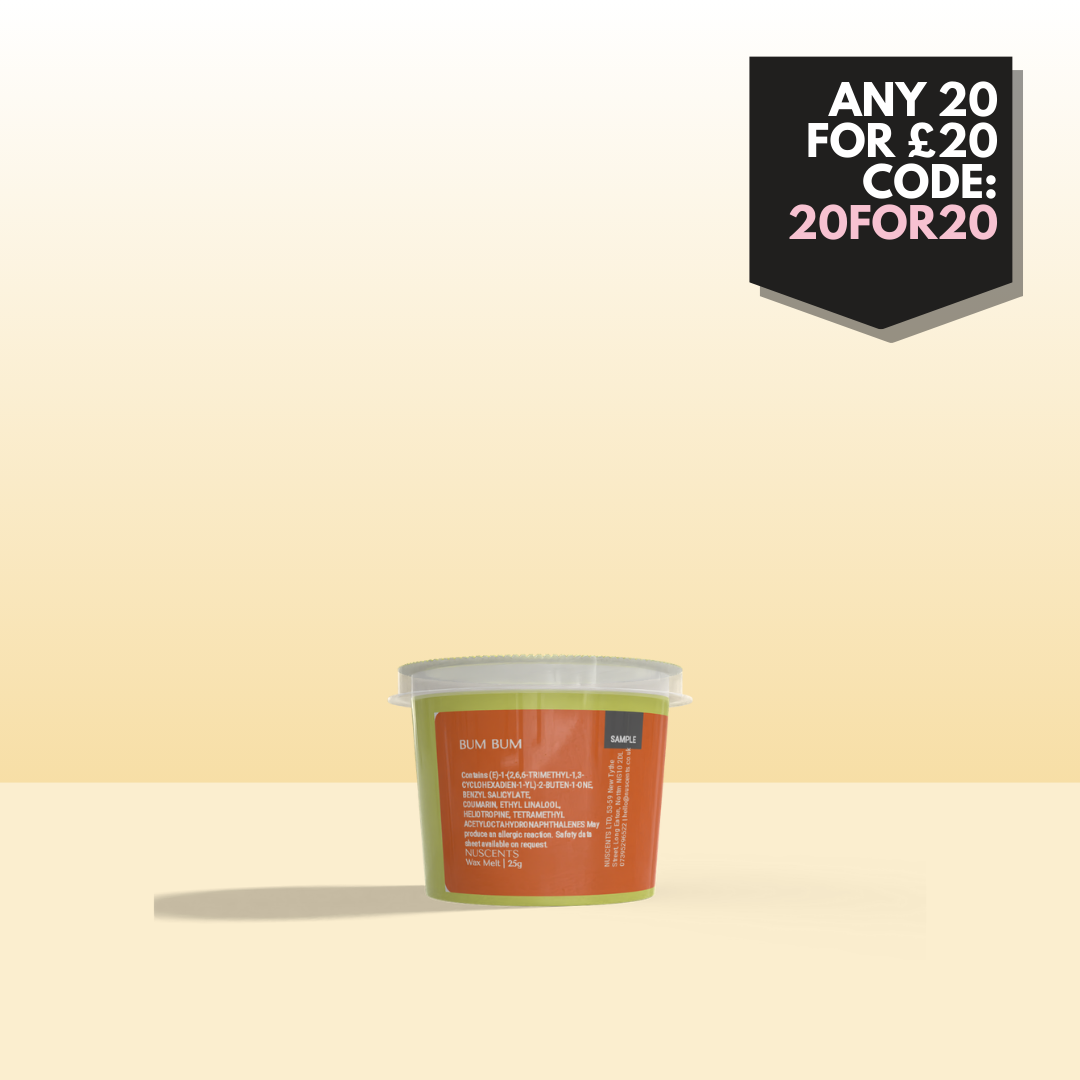 Bum Bum Wax Melt Sample 25g