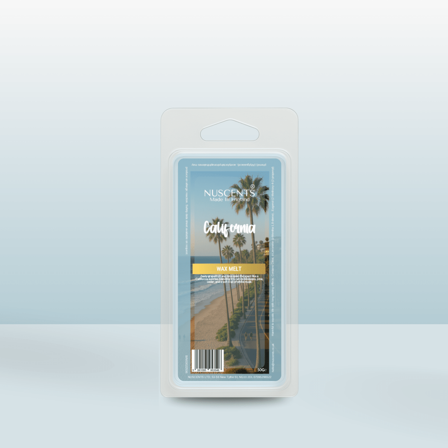 50g *California Scented Wax Melt - Nuscents