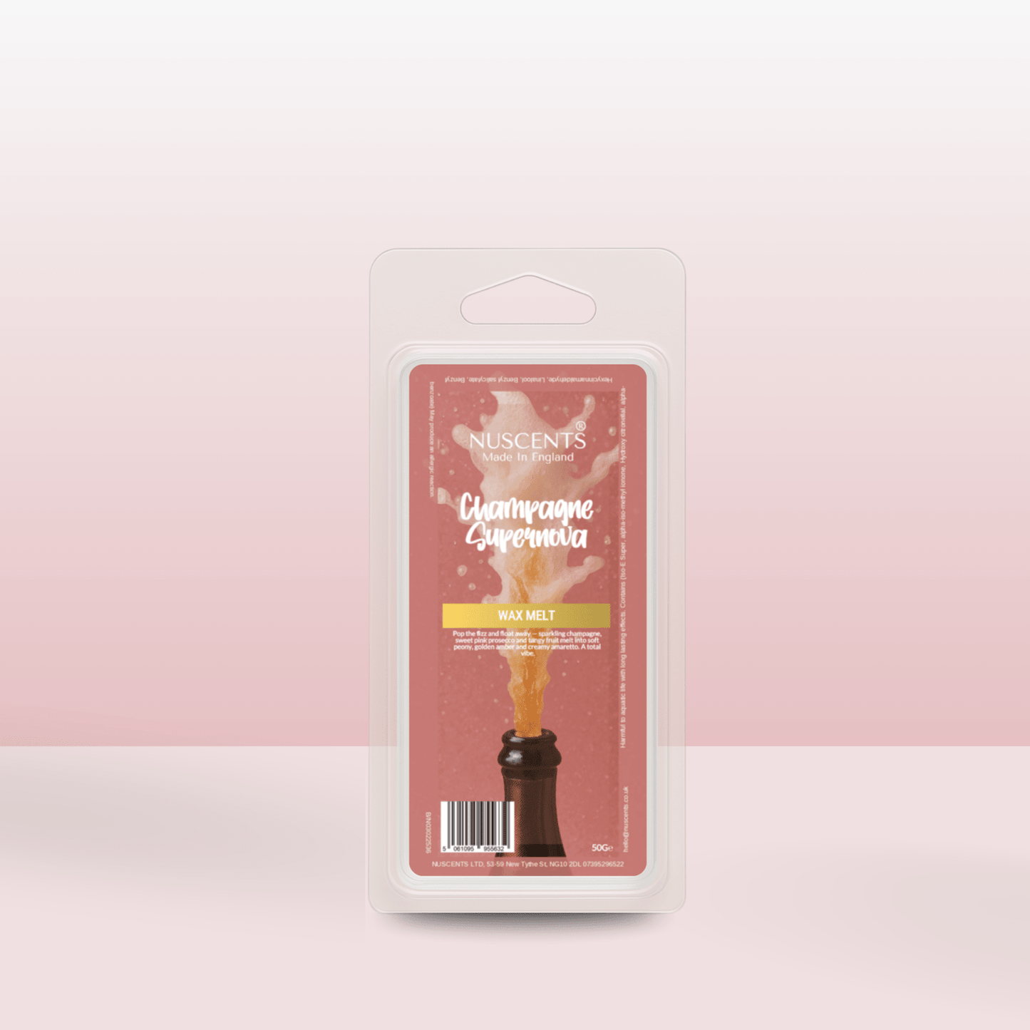 50g *Champagne Supernova Scented Wax Melt - Nuscents