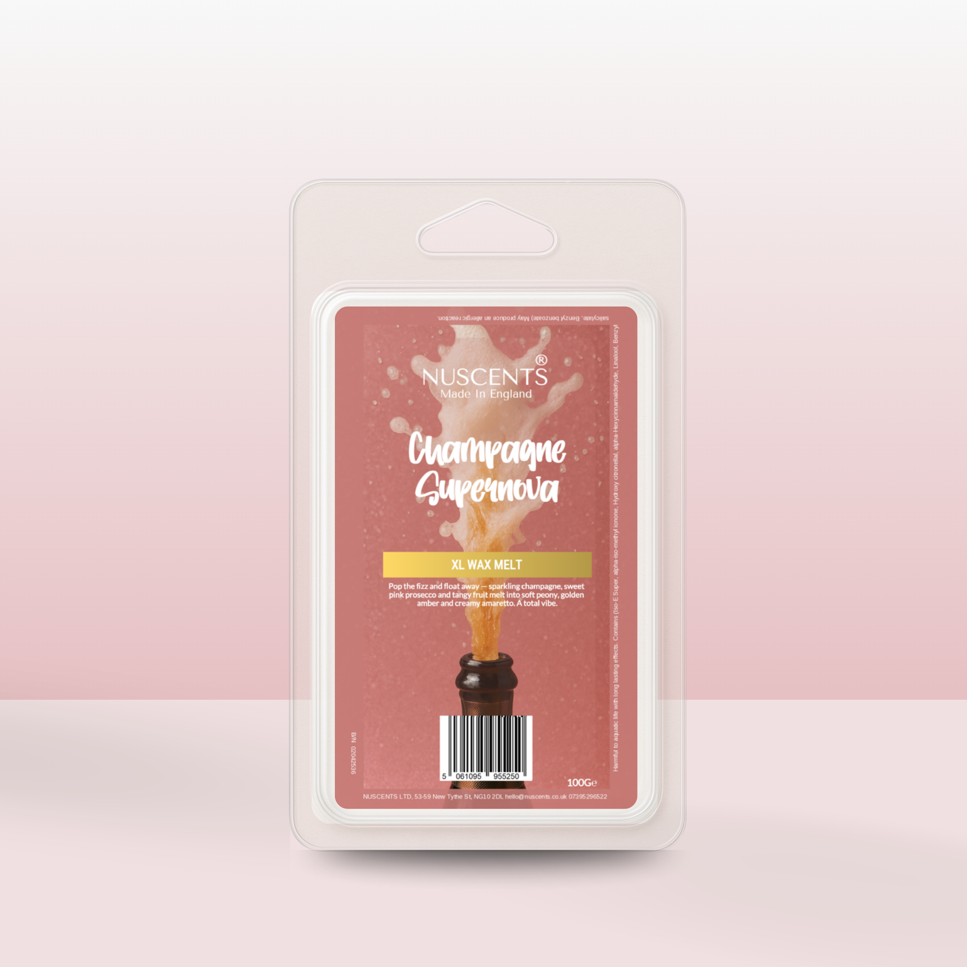 *NEW Champagne Supernova XL Wax Melt - Nuscents