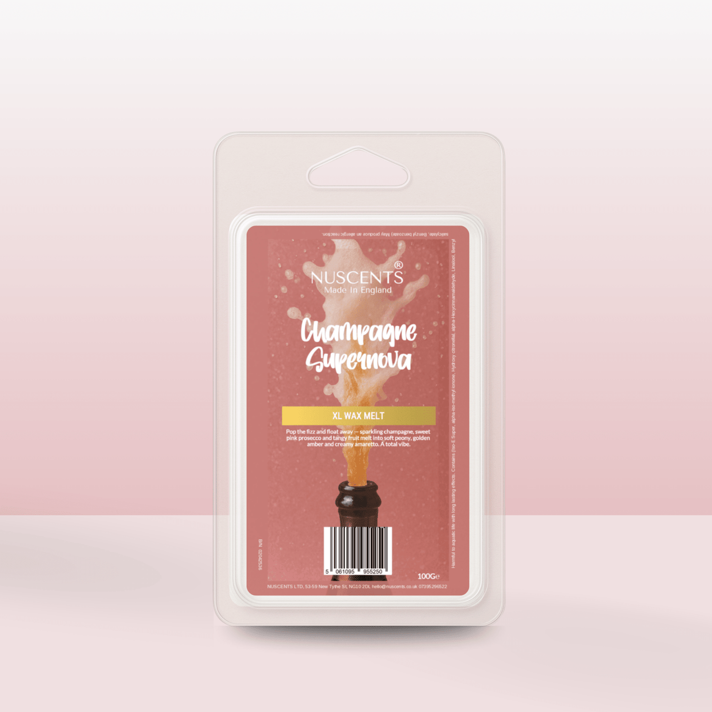 *Champagne Supernova - Soy XL Wax Melt - Nuscents