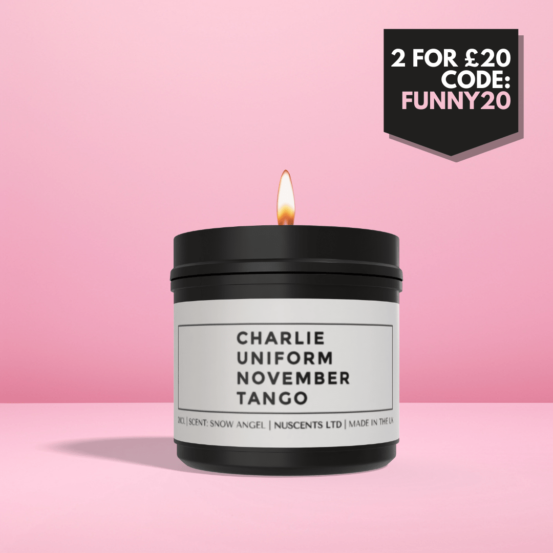 Charlie Uniform November Tango Candle - Nuscents