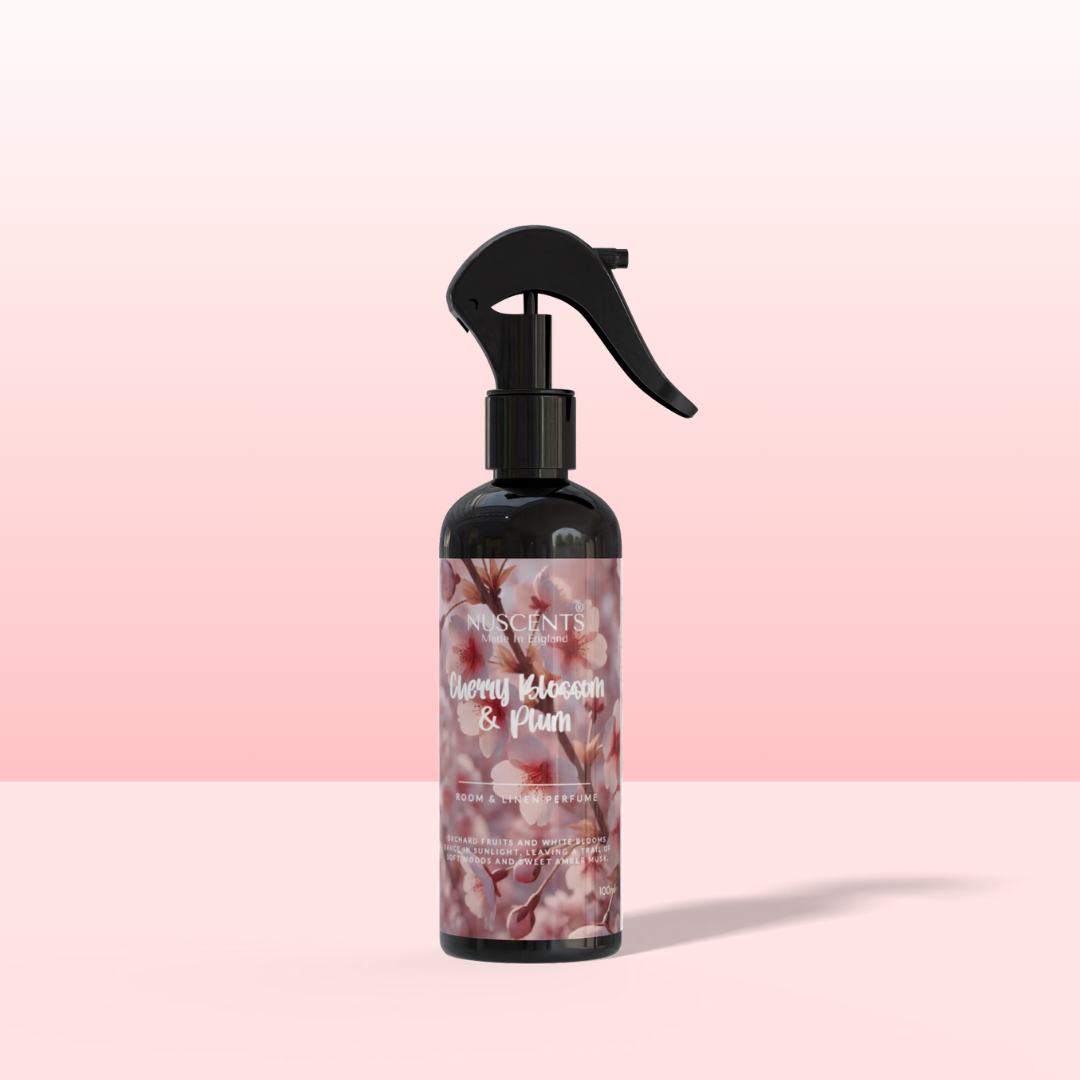 LIMITED EDITION Cherry Blossom & Plum Room & Linen Perfume Spray - Nuscents