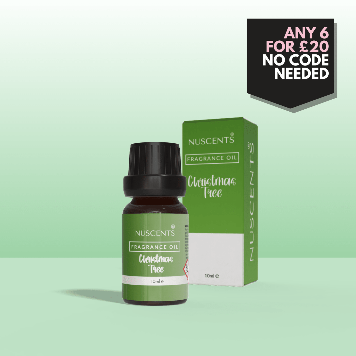 Christmas Tree Aroma Diffuser Fragrance Oil - Nuscents