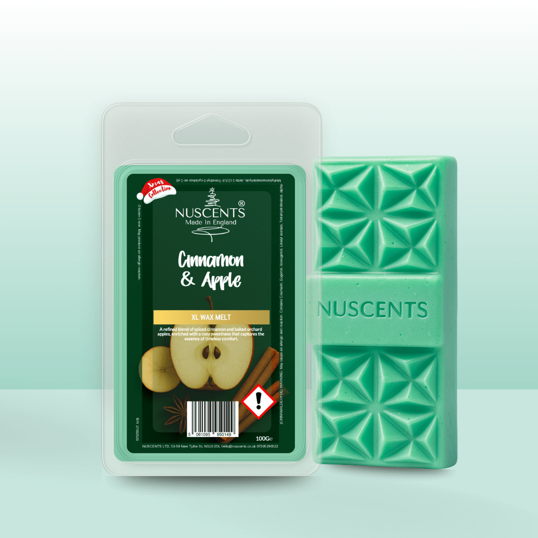 *Cinnamon & Apple - Soy XL Wax Melt - Nuscents