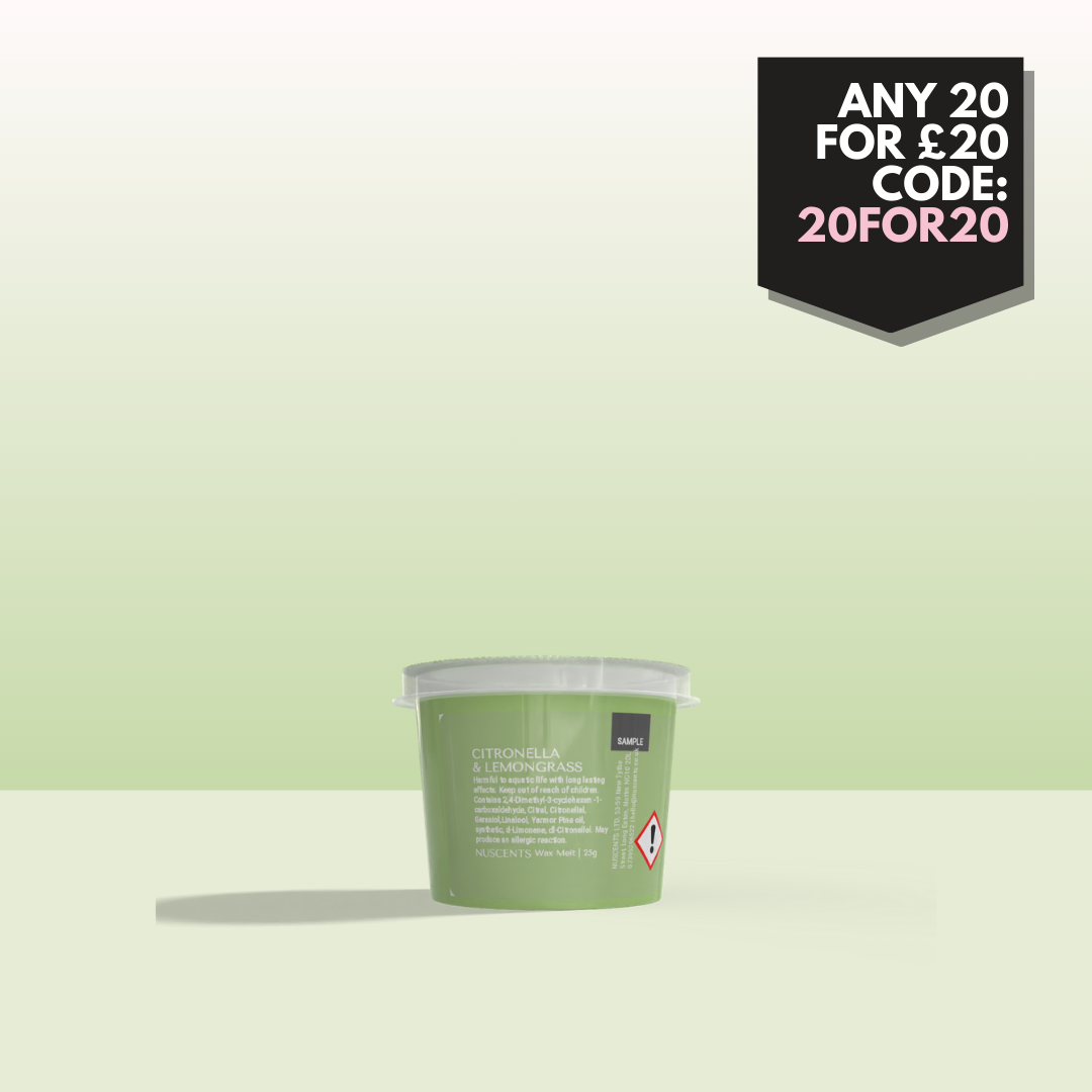 *Citronella & Lemongrass Wax Melt Sample 25g