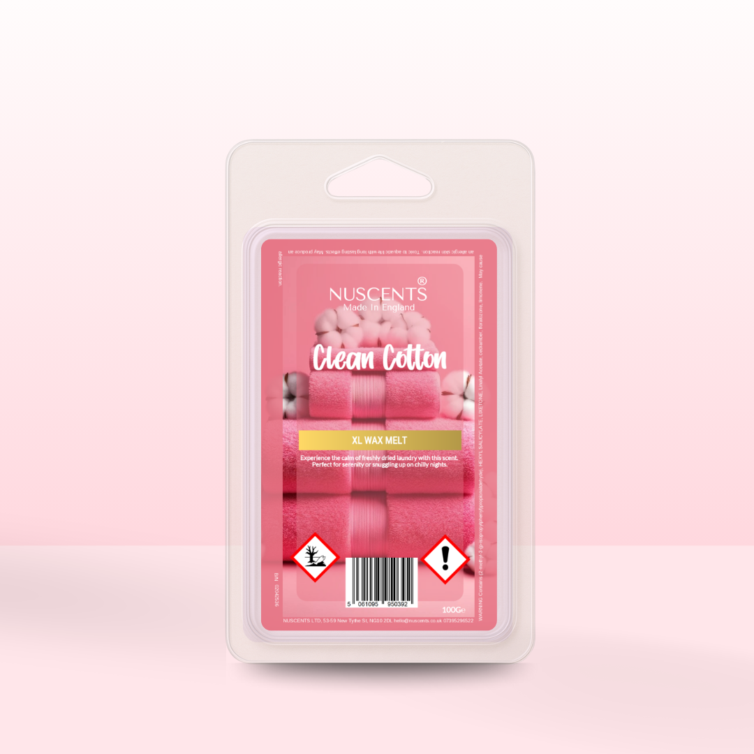 Clean Cotton XL Wax Melt - Nuscents