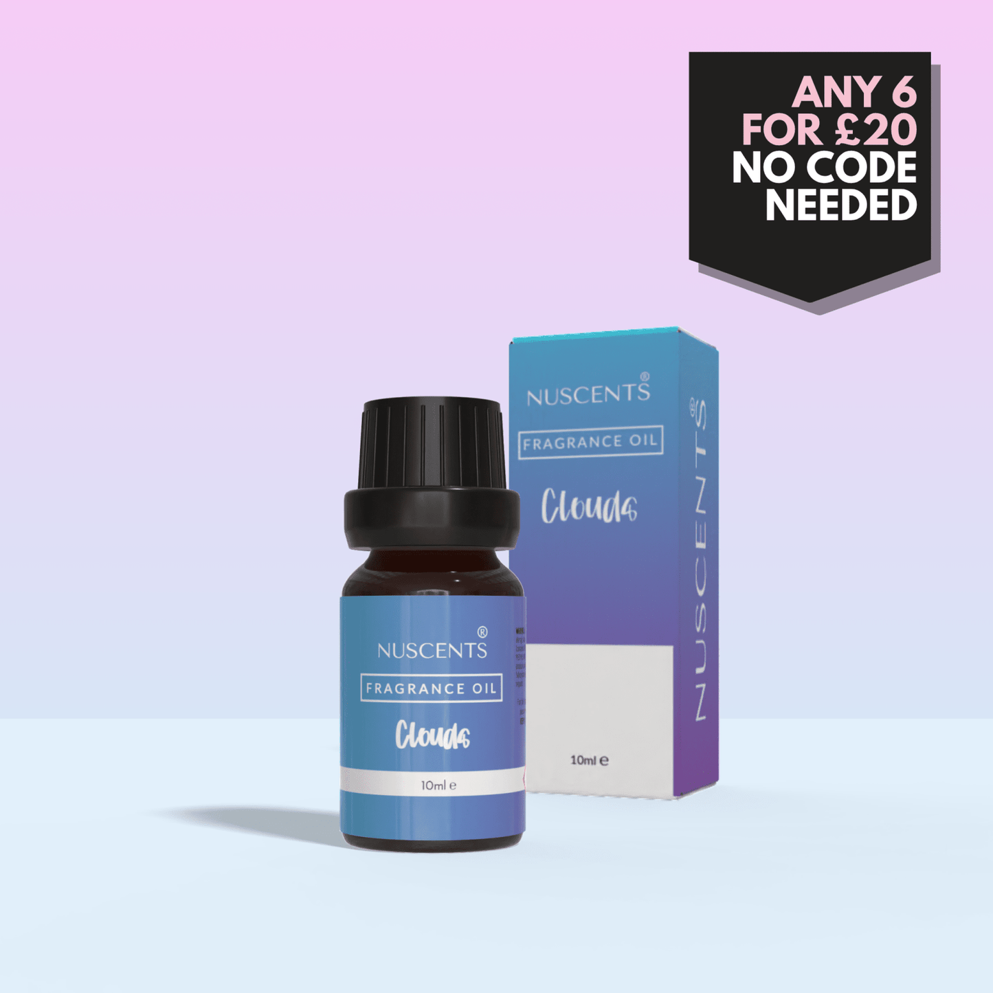 Clouds Aroma Diffuser Fragrance Oil - Nuscents