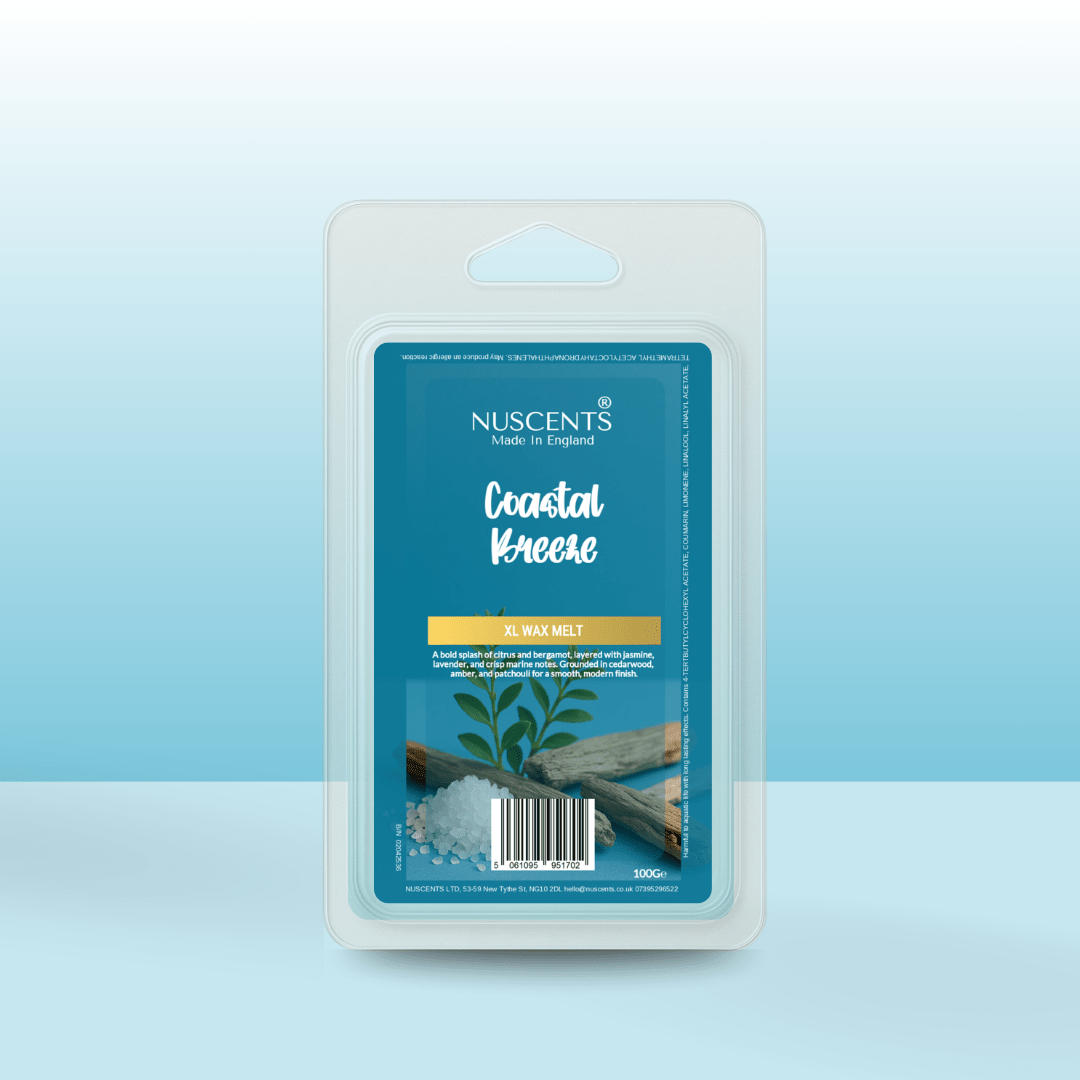 *Coastal Breeze - Soy XL Wax Melt - Nuscents