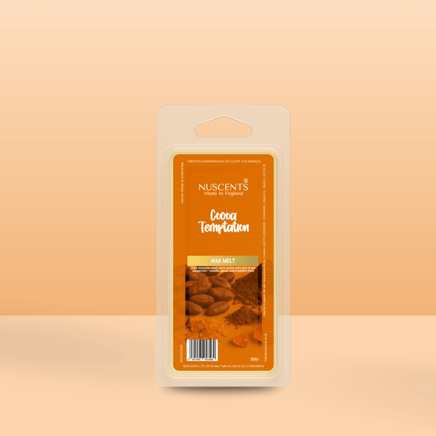 50g *Cocoa Temptation Scented Wax Melt - Nuscents
