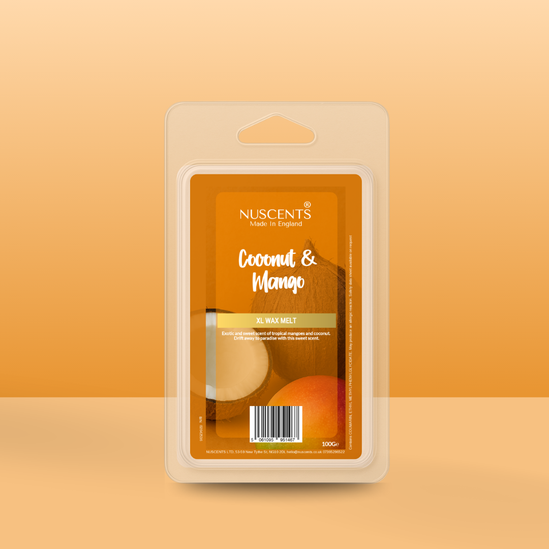 Coconut & Mango V2 XL Wax Melt - Nuscents