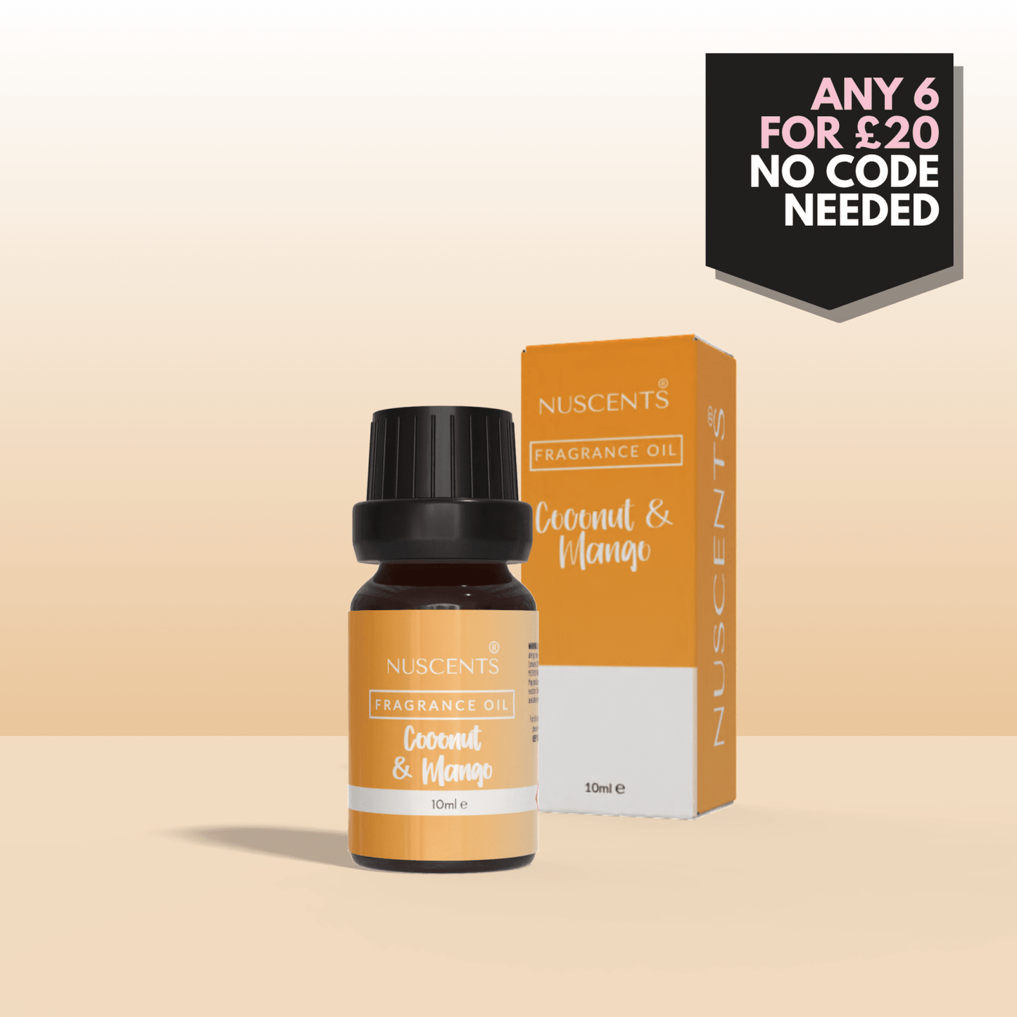 Coconut & Mango Aroma Diffuser Fragrance Oil - Nuscents