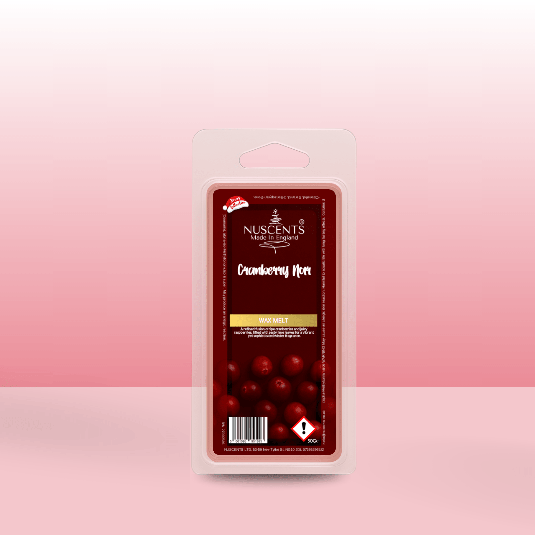 50g *CHRISTMAS Cranberry Noir Scented Wax Melt - Nuscents