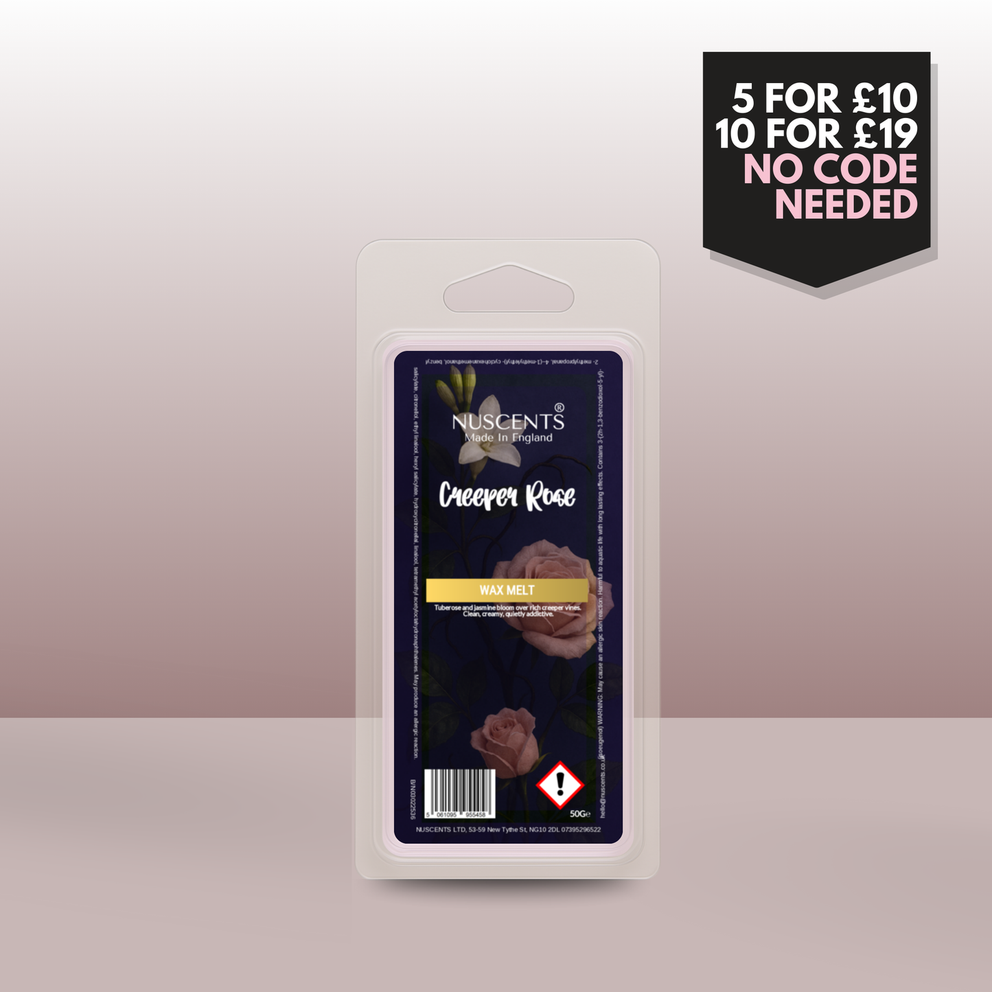 50g *NEW Creeper Rose Scented Wax Melt