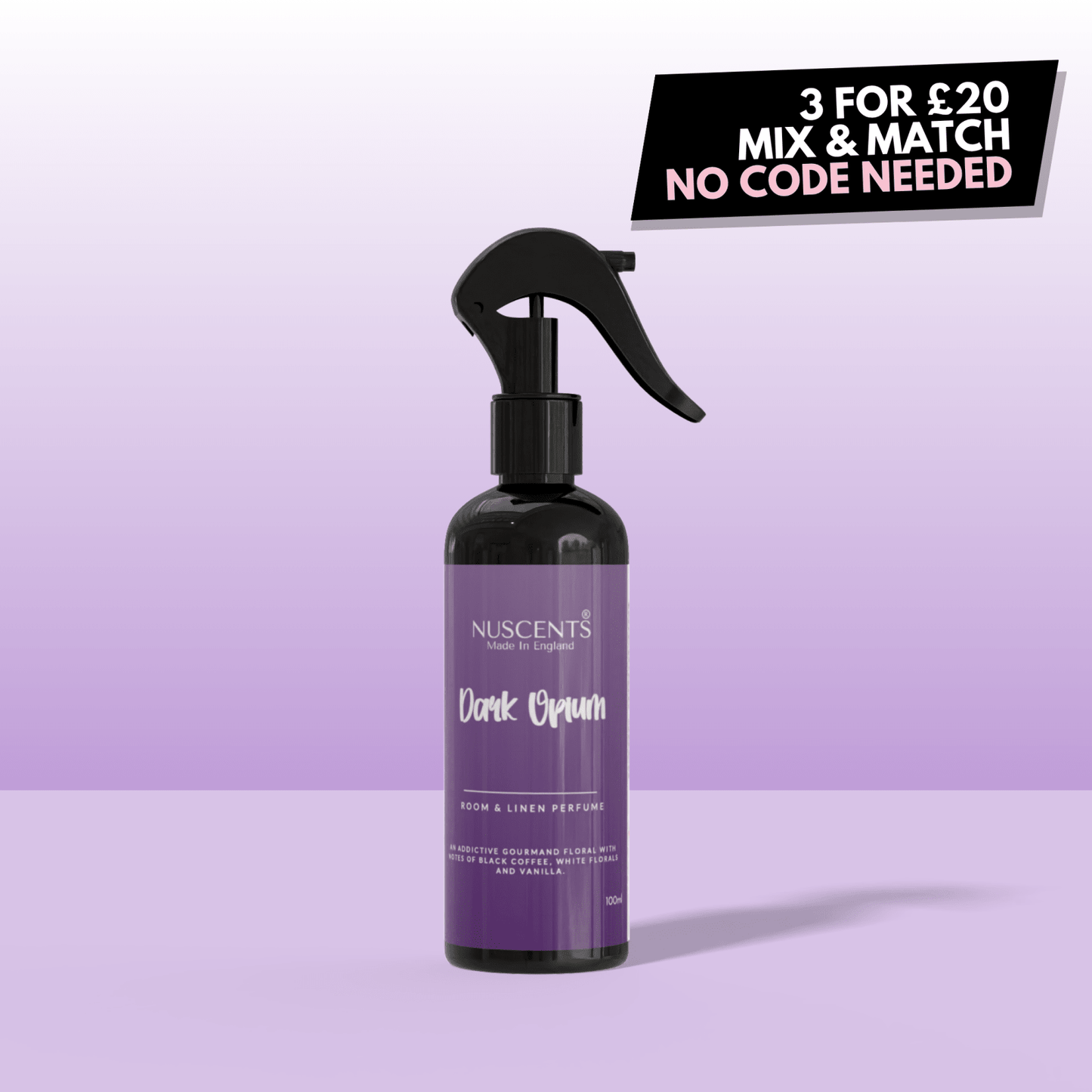 Dark Opium Room & Linen Perfume Spray - Nuscents