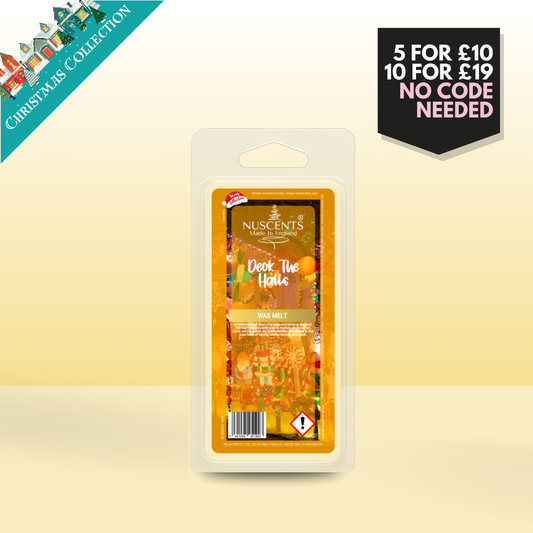 50g *CHRISTMAS Deck The Halls Scented Wax Melt