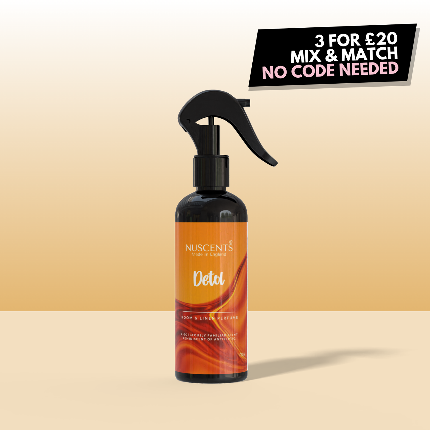 Detol Room & Linen Perfume Spray