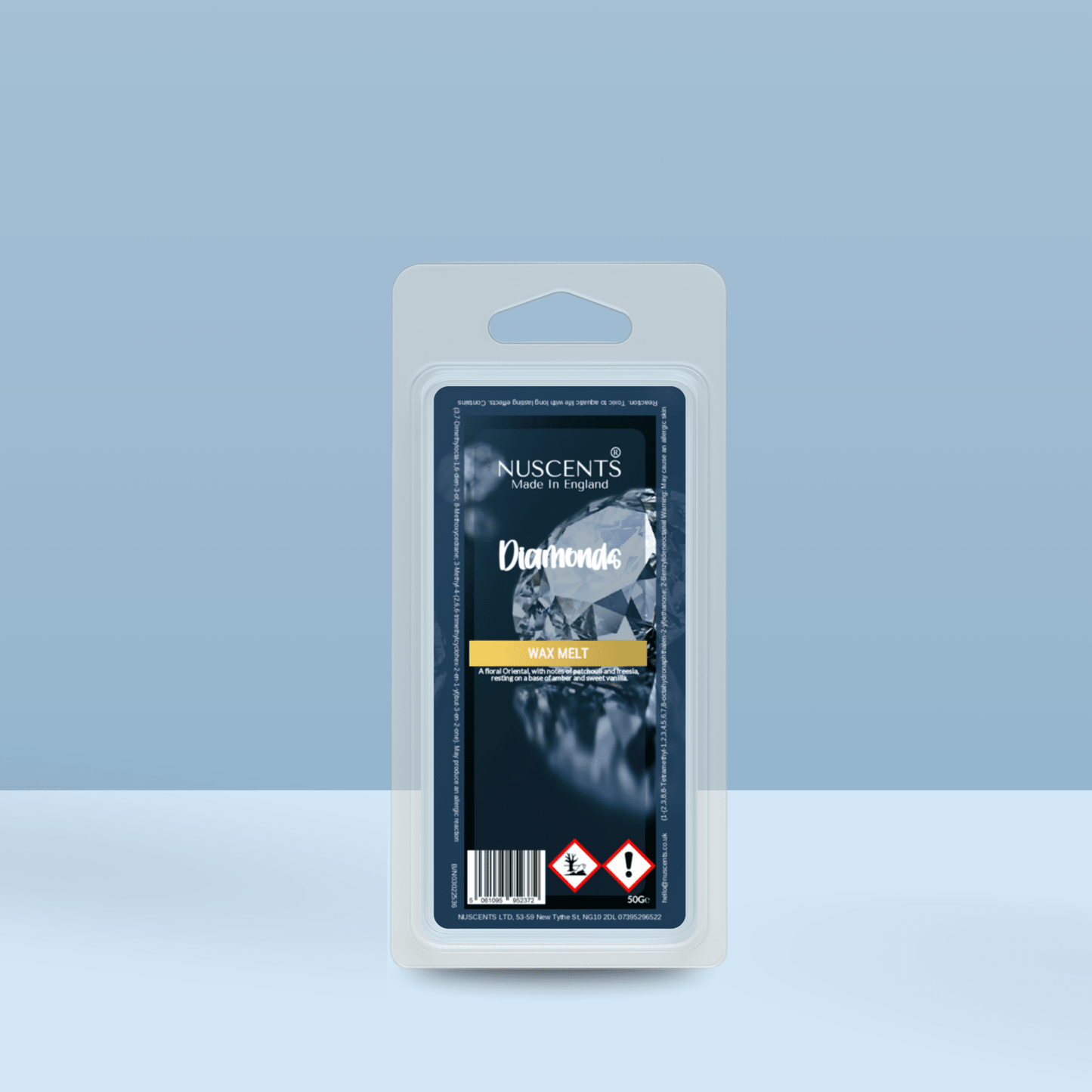 50g *Diamonds Scented Wax Melt - Nuscents