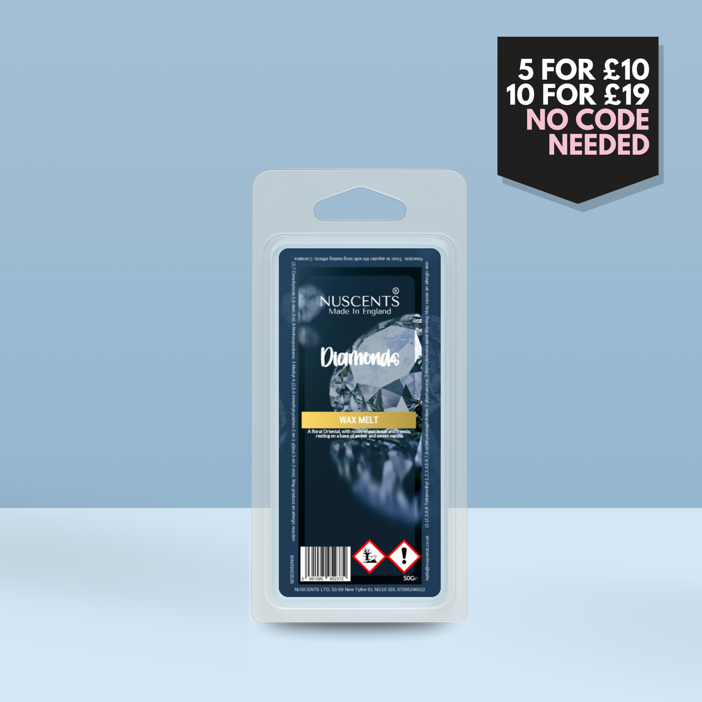 50g *LIMITED EDITION Diamonds Scented Wax Melt
