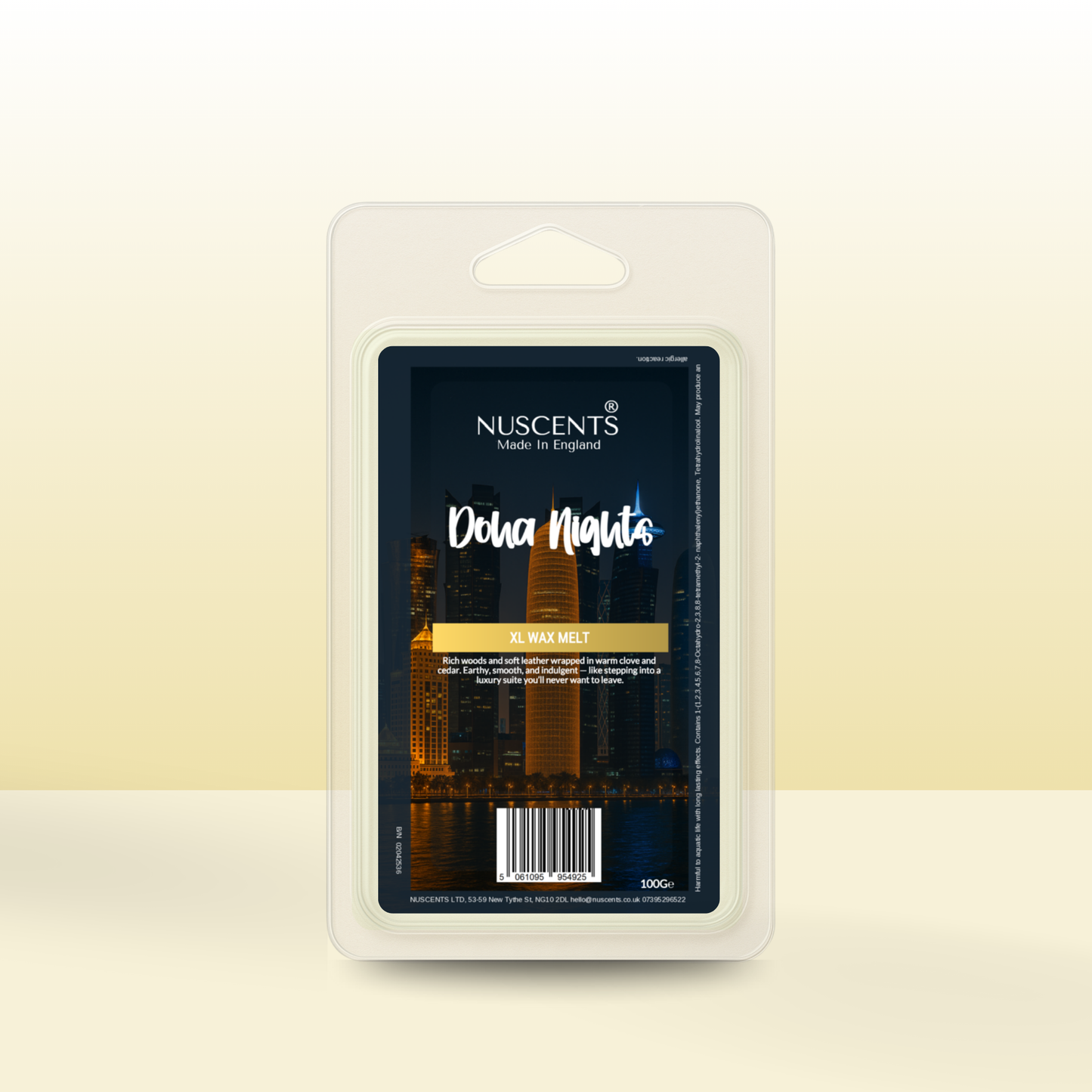 *NEW Doha Nights XL Wax Melt - Nuscents