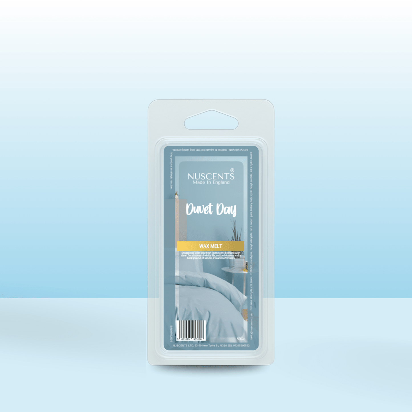 50g Duvet Day Scented Wax Melt - Nuscents