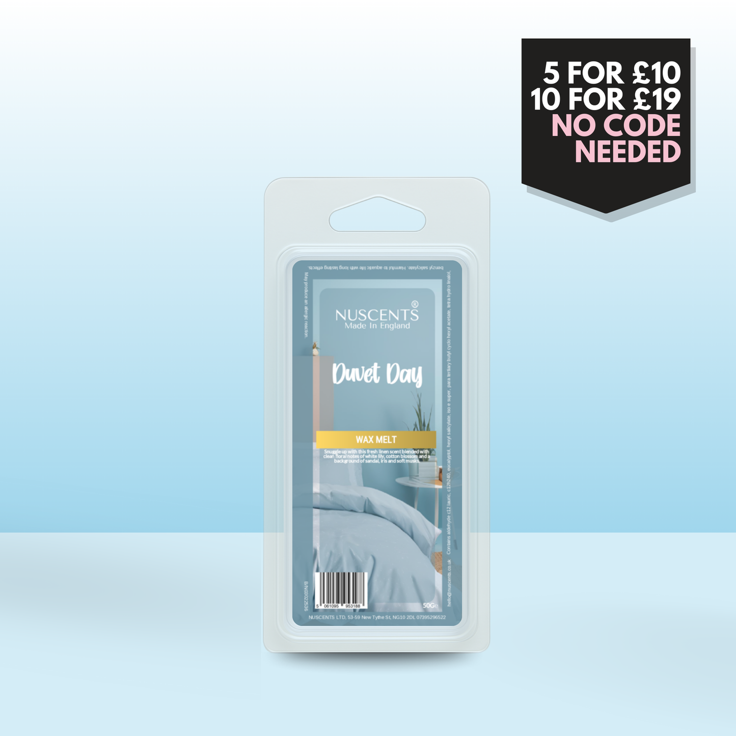 50g Duvet Day Scented Wax Melt