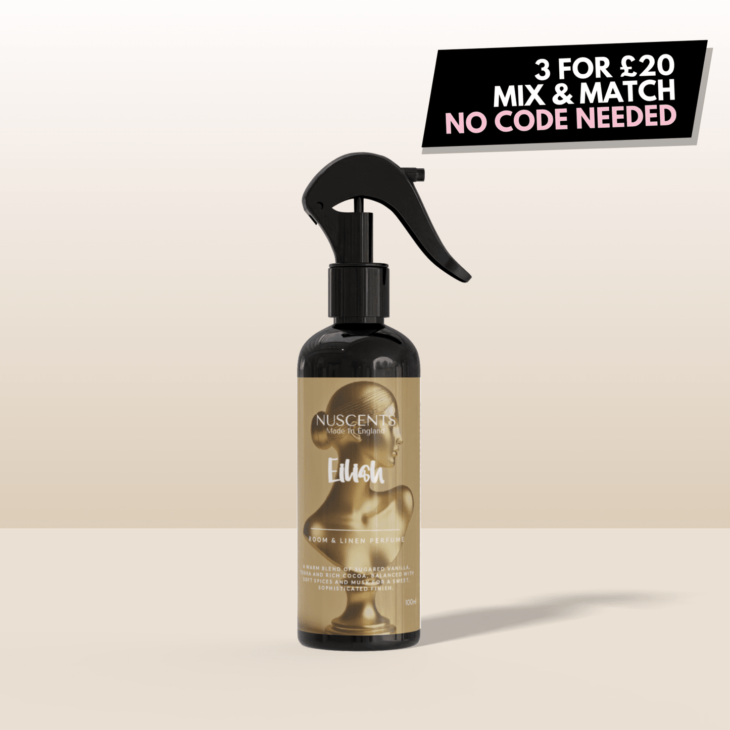 Eilish Room & Linen Perfume Spray - Nuscents
